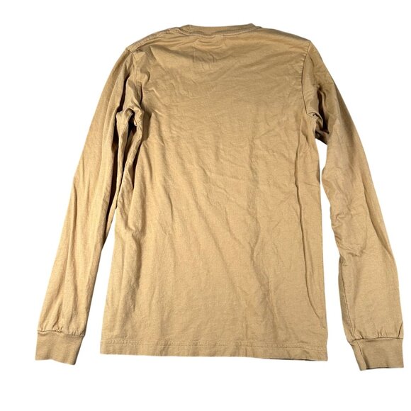 The Duck Coffee Small Yellow Gold Long Sleeve Graphic T-Shirt Wichita Fals Texas - Picture 7 of 7